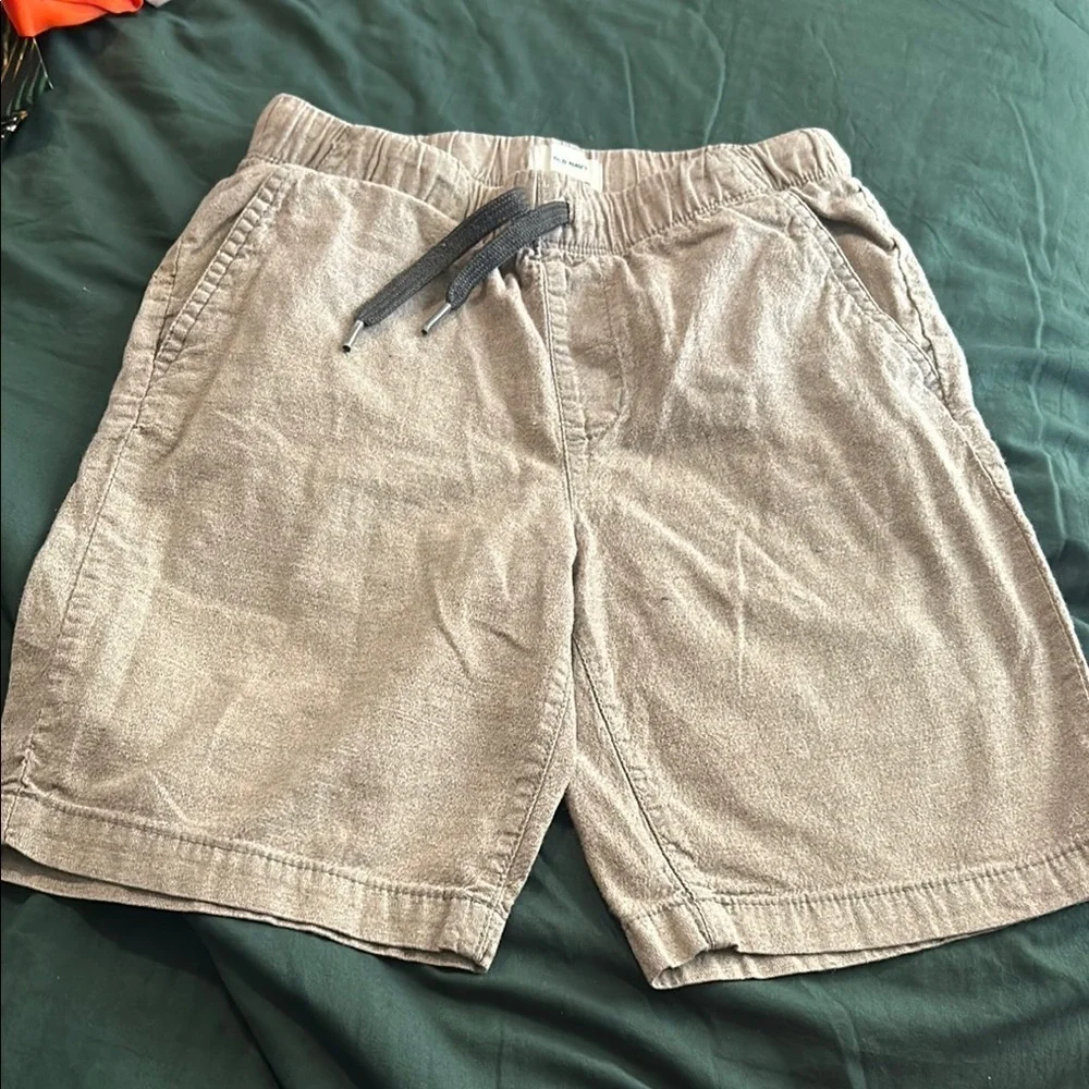 Old Navy Tan Flat Front Shorts Comfortable Design
